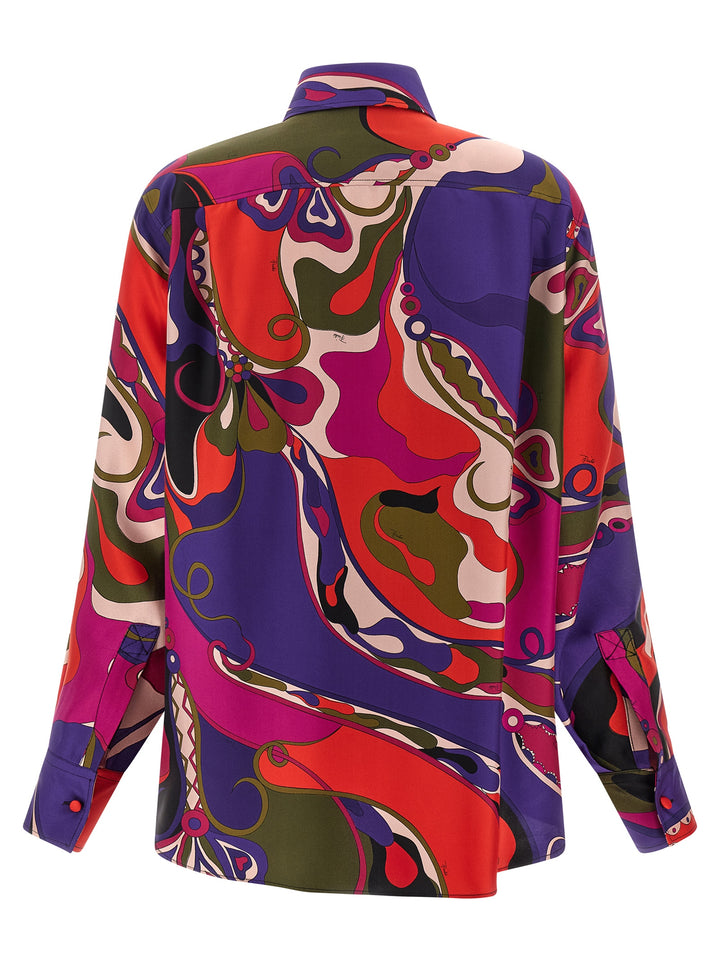 Emilio Pucci Silk Shirt Camicie - Multicolor | e89d16926fff4406c2c2bf6c0873084b6b244732