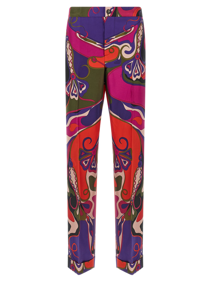 Emilio Pucci Patterned Pantaloni - Multicolor | 0c2012aec7bcd3cf516e8479097f8f7f6462ff9a