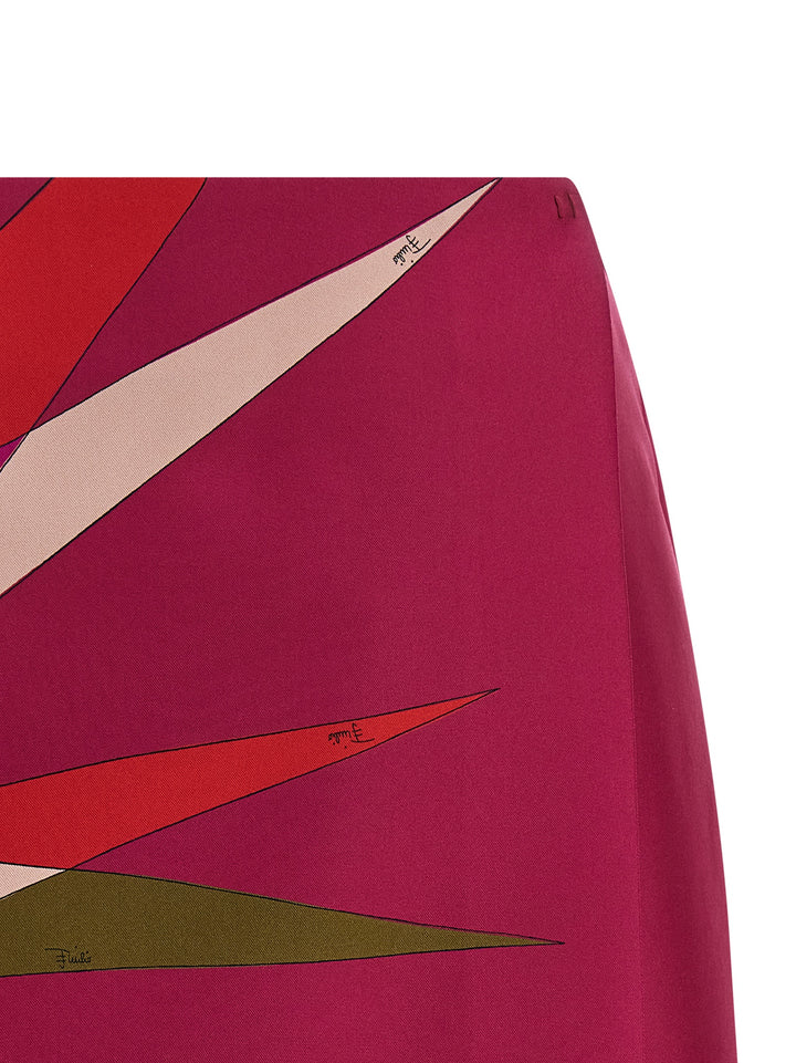 Emilio Pucci Silk Skirt Gonne - Fucsia | 4e8bbc0082e20b00018177a6b06af0426bdfe477