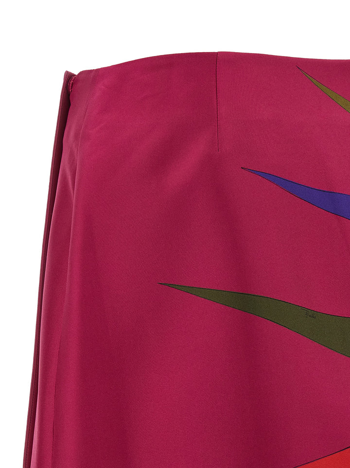 Emilio Pucci Silk Skirt Gonne - Fucsia | 0cbe19c2edb336a7fc9ff3376b87c09f838c5c84