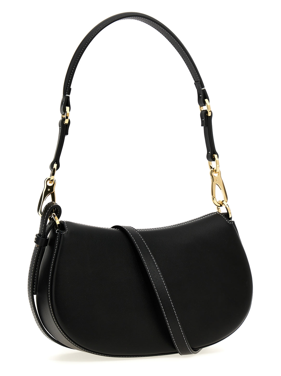 Valentino Garavani Small Saddle Borse a Mano - Nero | 66275bc758a80940a455cc61f20ea19507363ddf