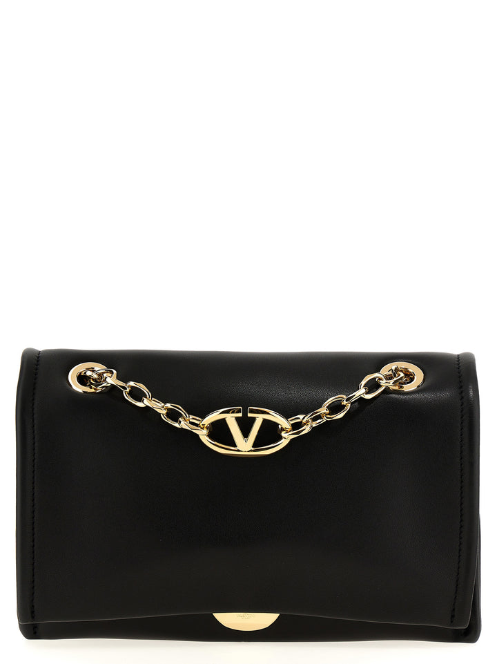 Valentino Garavani Vlogo Chain Borse a Spalla e Tracolla - Nero | c8b54c64c5ddc8045bdc84c0a8b5a017d641c474