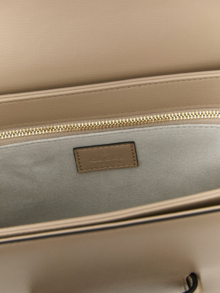 Gucci Gucci Horsebit 1955 Borse a Spalla e Tracolla - Beige | b1ca1b8100753fc2841bccc17f55be39d08677b5