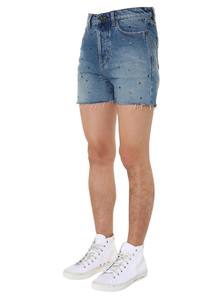 Saint Laurent Shorts - Azzurro | Wanan Luxury
