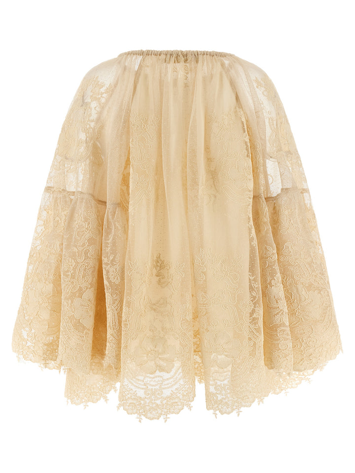 Zimmermann Hypnotic Tiered Lace Camicie - Beige | 305d888ce503dc4aa985e0bb65b25949386f0463