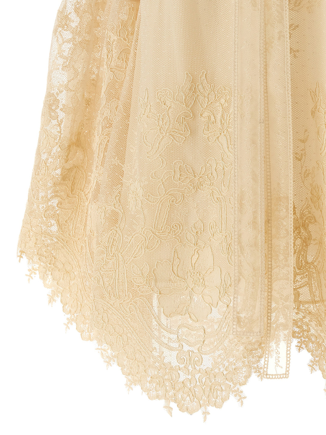 Zimmermann Hypnotic Tiered Lace Camicie - Beige | 0da69454bdfbe08032e236608059509f1a67c63d