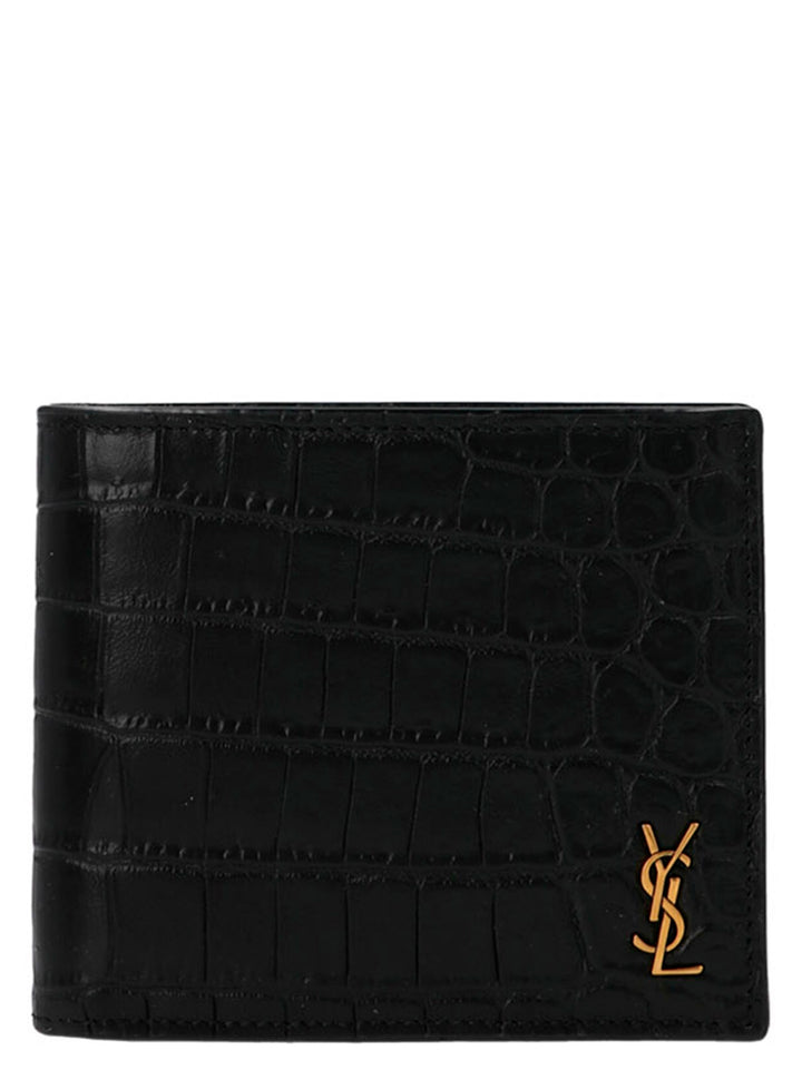 Saint Laurent Monogram East/West Portafogli - Nero | fecb64206b0cdadc4ebd797adb0f7dd4598cbd22