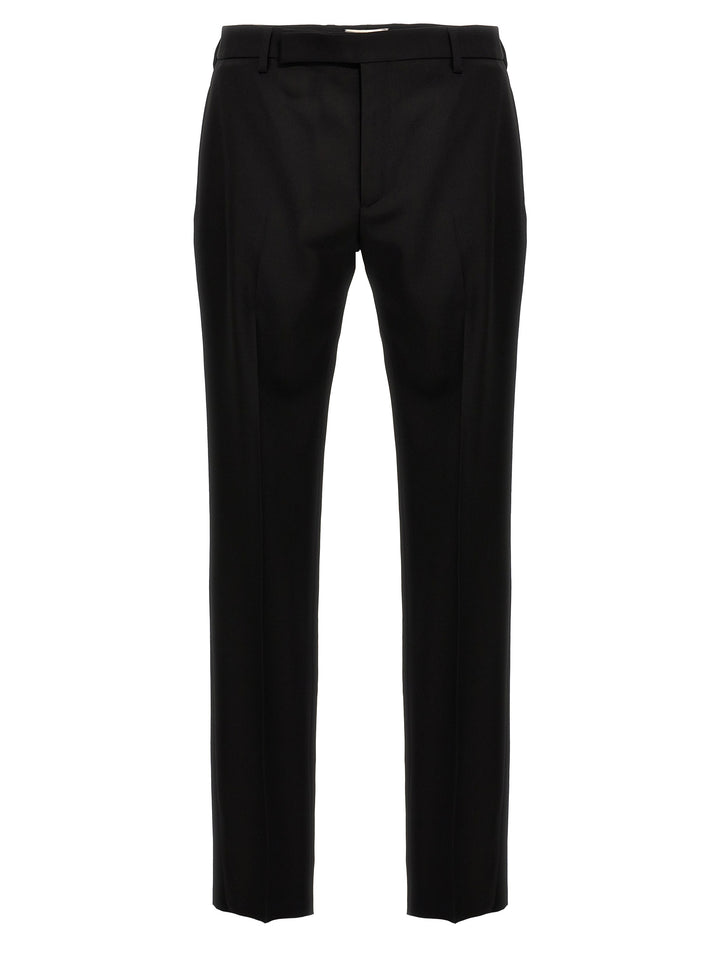 Saint Laurent Iconic Le Smoking Pantaloni - Nero | f41f4e97e06273cab0357e1d491432994c0c1279