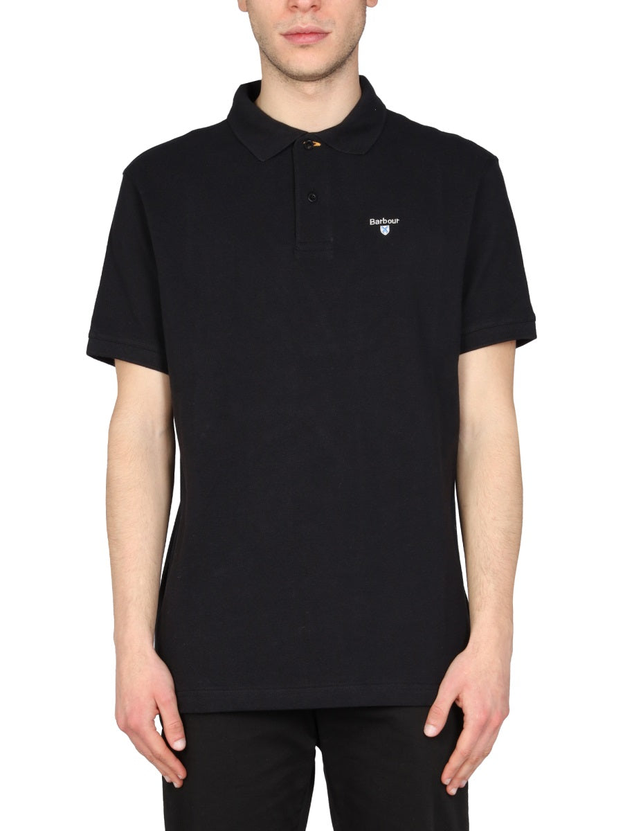 Barbour Polo - Nero | Wanan Luxury