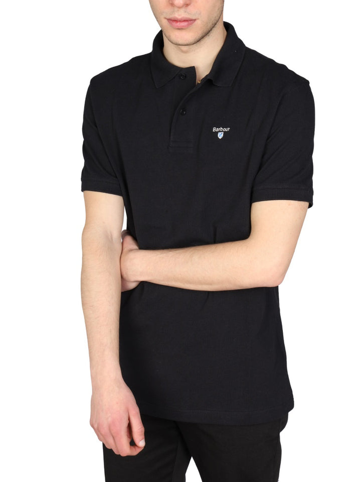 Barbour Polo - Nero | Wanan Luxury