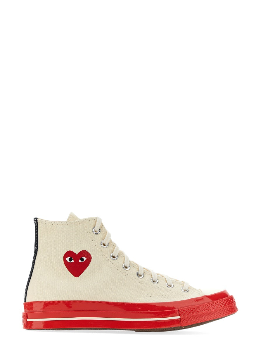 Comme Des Garçon Play x Converse Sneakers - Bianco | Wanan Luxury