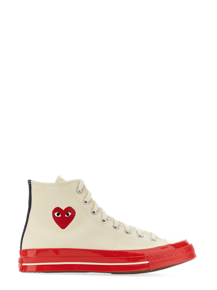 Comme Des Garçon Play x Converse Sneakers - Bianco | Wanan Luxury