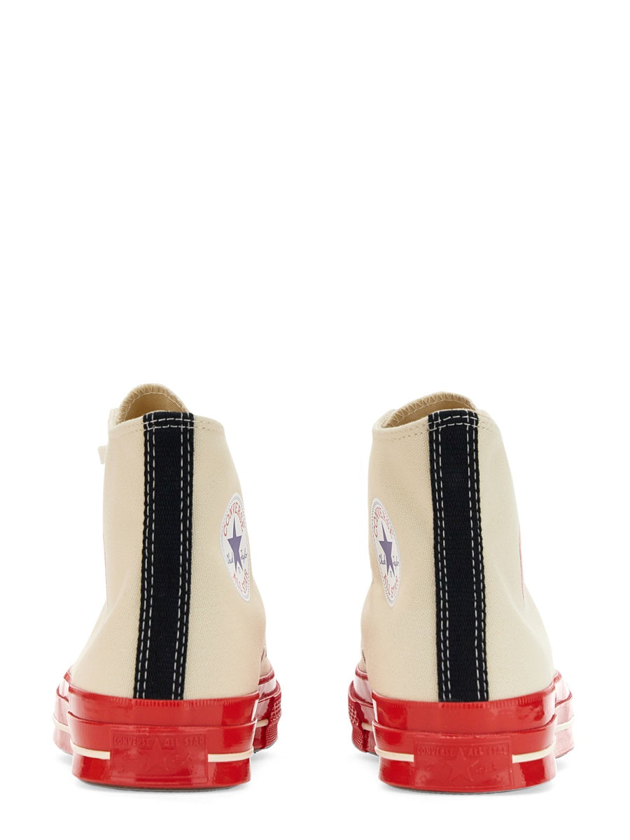 Comme Des Garçon Play x Converse Sneakers - Bianco | Wanan Luxury