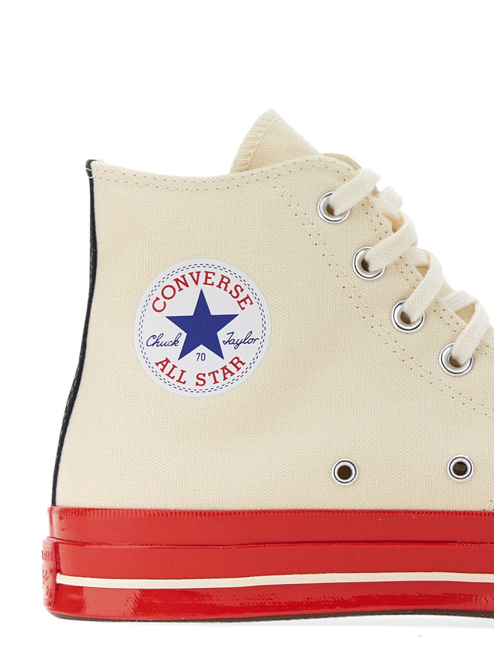 Comme Des Garçon Play x Converse Sneakers - Bianco | Wanan Luxury