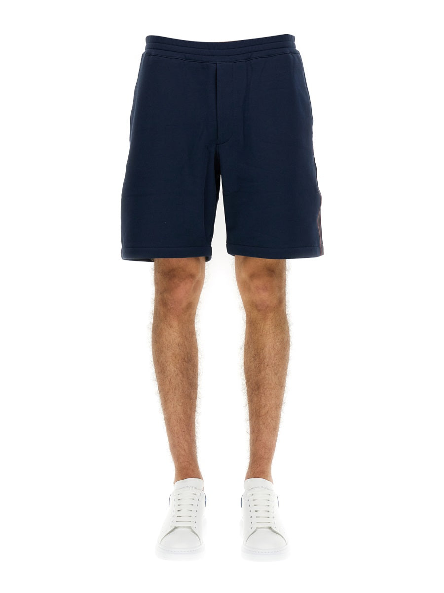Alexander Mcqueen Shorts - Blue | 743700c2e8feb435fd525820c80f1613c514151b