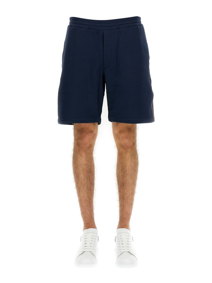 Alexander Mcqueen Shorts - Blue | 743700c2e8feb435fd525820c80f1613c514151b