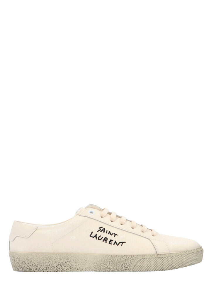 Saint Laurent Court Sl/06 Sneakers - Bianco | 1545969e3aa0b49fda7d443747f9f0aa8ca95c83