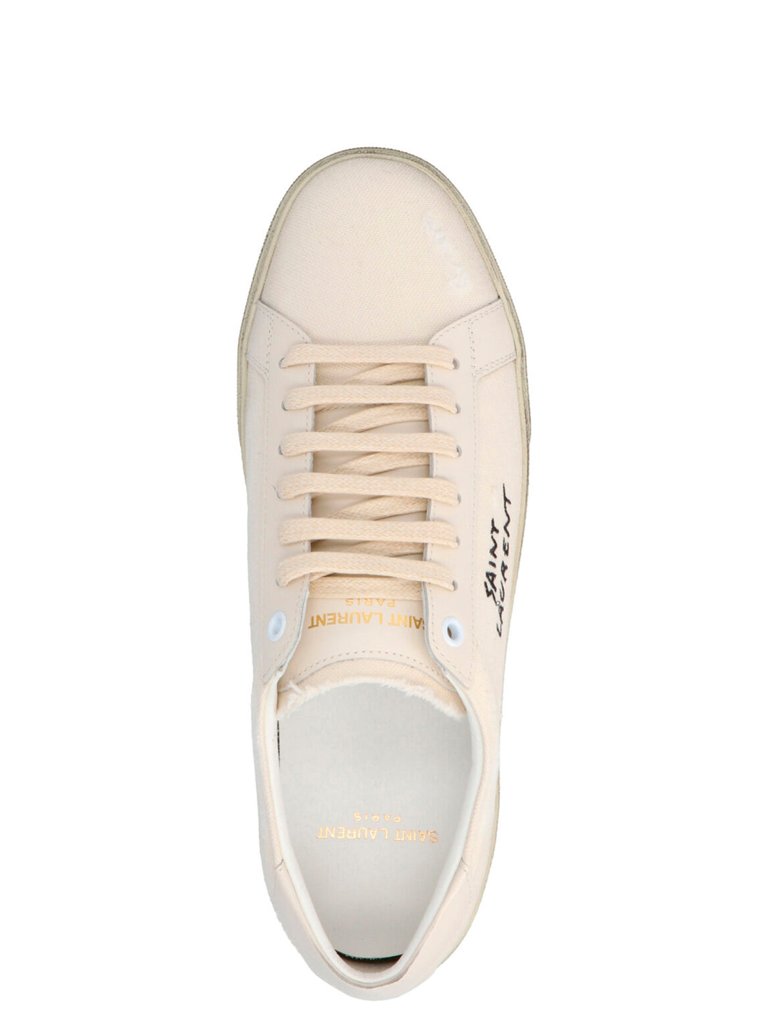 Saint Laurent Court Sl/06 Sneakers - Bianco | 4b250e644f3ab004d6f8df43dfdba78bd7b6ae4b