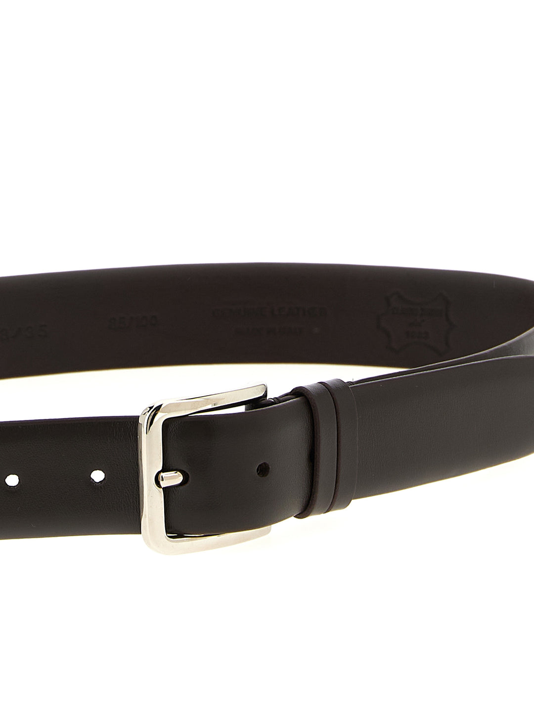 Zerbini Claudio Leather Belt Cinture - Marrone | 61764f5b742cb2551840d779c487c27335d31d47