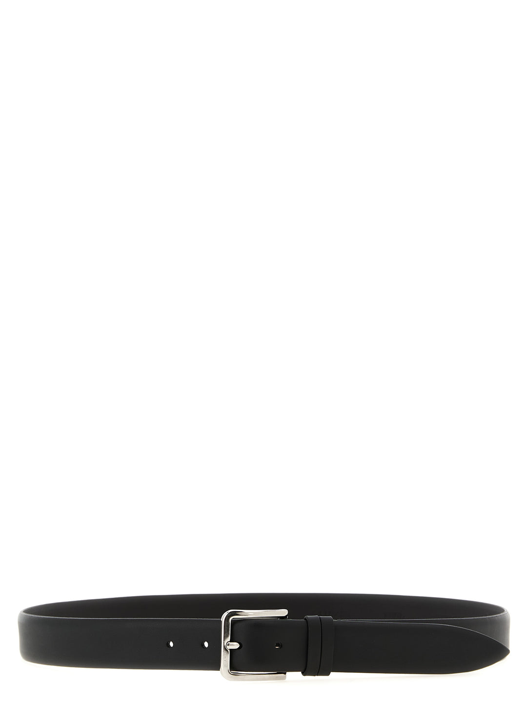 Zerbini Claudio Smooth Leather Belt Cinture - Nero | 0622a69fe10f841f7b39895c379935317b9ef8d6