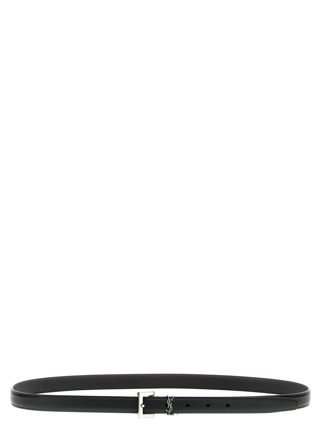 Saint Laurent Cassandre Cinture - Nero | ea196fbf9b3a4078ade301b56ea7da74bc97e706