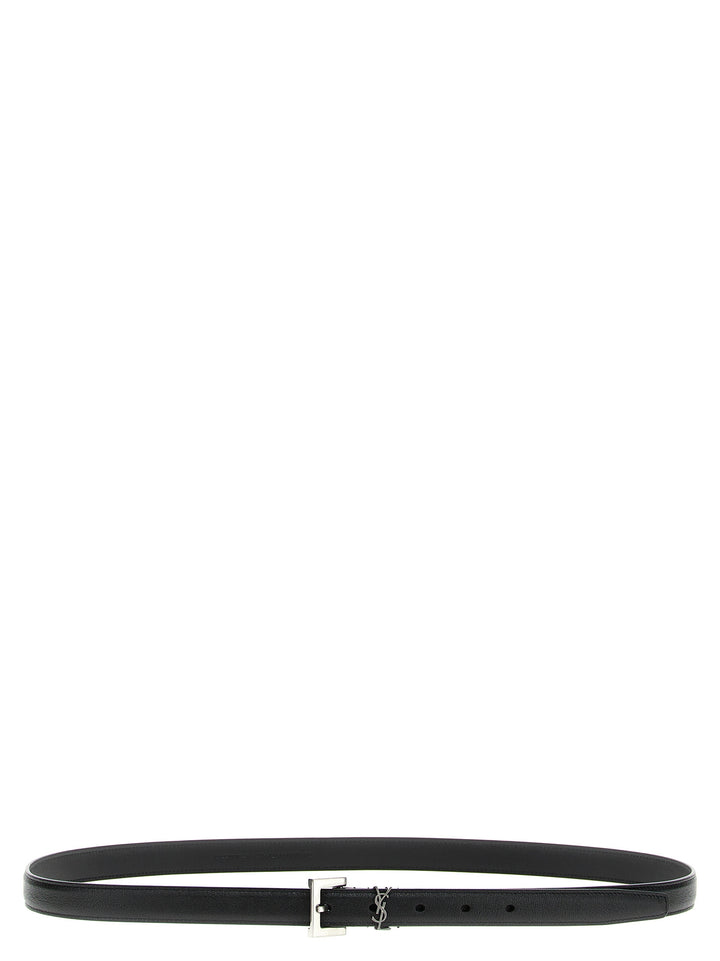 Saint Laurent Cassandre Cinture - Nero | ea196fbf9b3a4078ade301b56ea7da74bc97e706