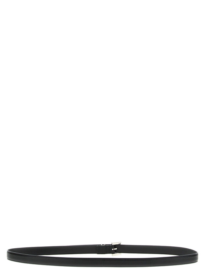 Saint Laurent Cassandre Cinture - Nero | af0b28fb0a59fbb2db77ce5573dbcc28078cd6e1