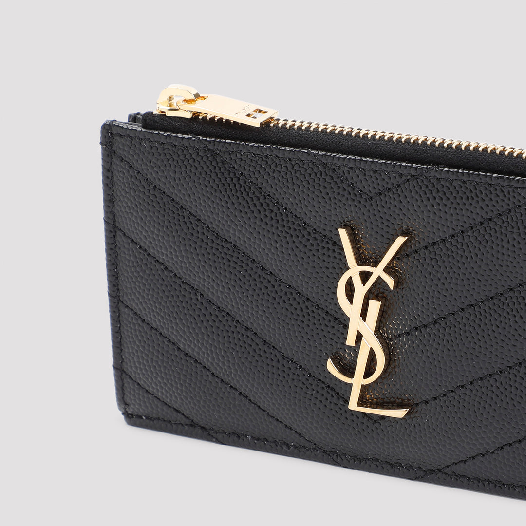 Saint Laurent Credit card case - Nero | 54fd779fb8cad81ad0a5e0cfdf07281296784783