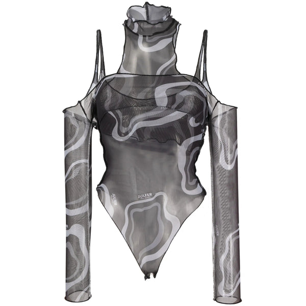 Bodysuits Nero, Grigio