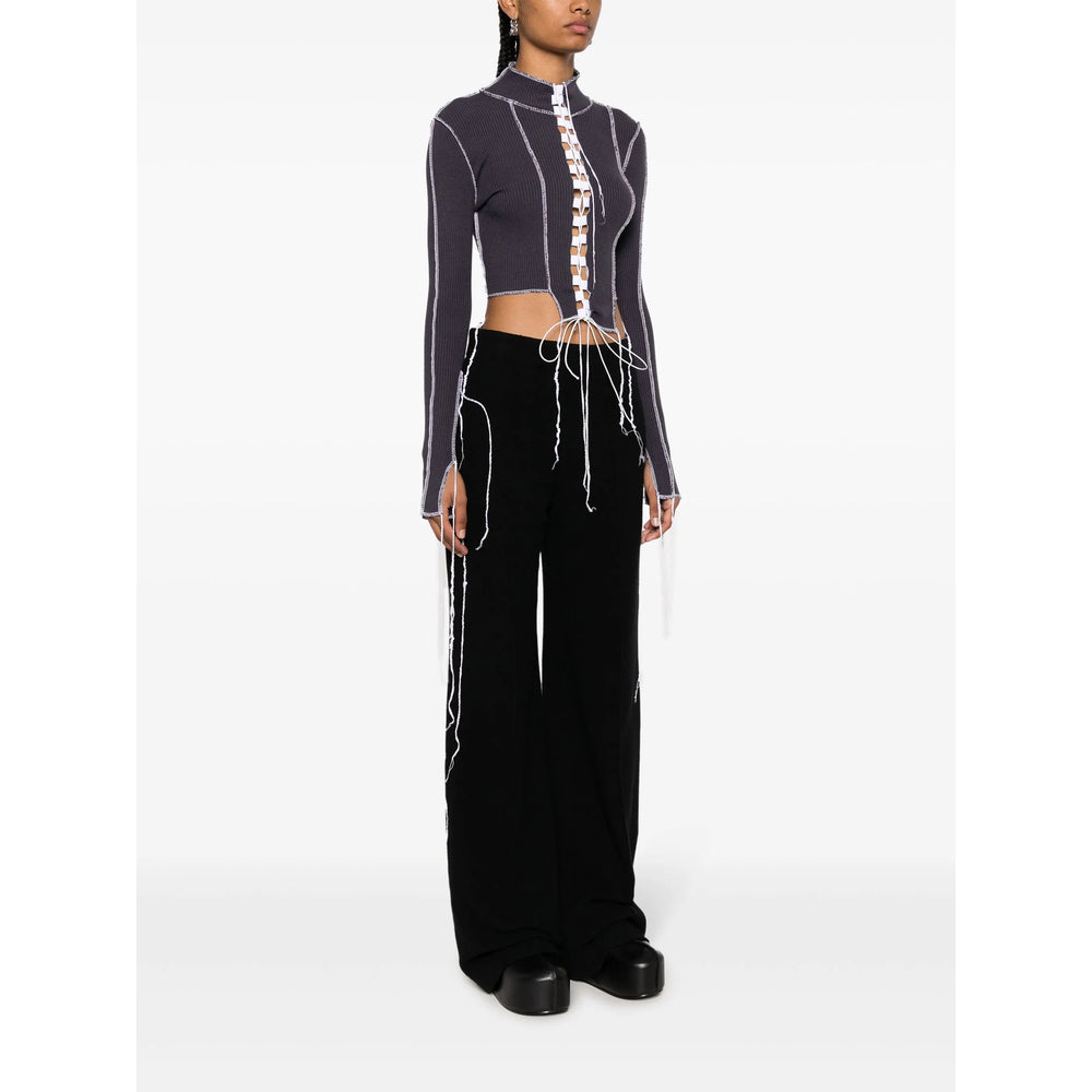 Julfer Top - Grigio, Bianco | aad26edb986de206626d8c5196383f1adb1ae0c7