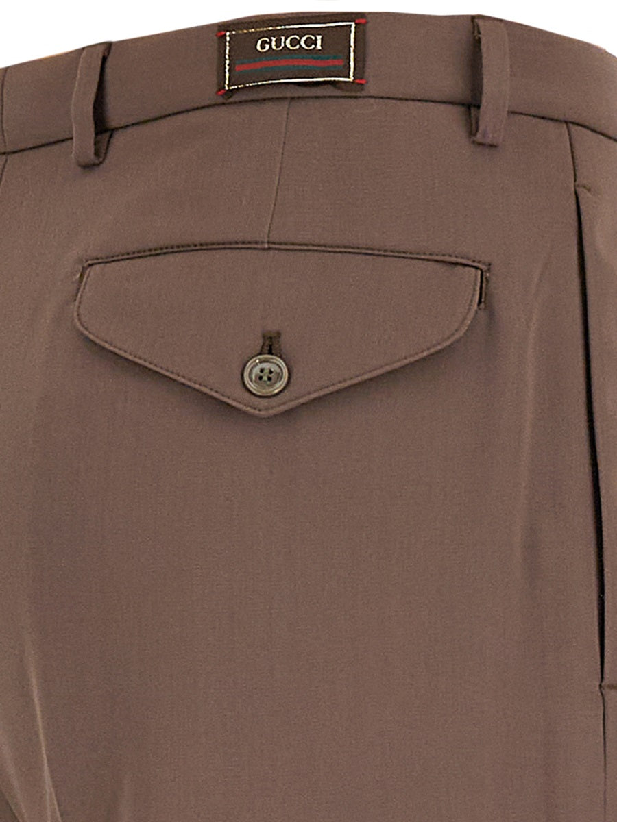 Gucci Pantaloni - Brown | ad89717cba3a0a2c3e1c12a8c0a9dc8d2b3530d9