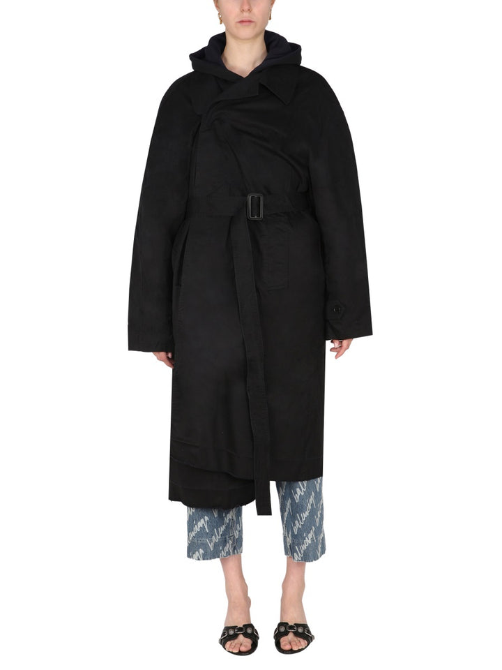 Balenciaga Trench e Impermeabili - Black | 7c6a4ca955d723330bef2591064ea210aaa8b93f