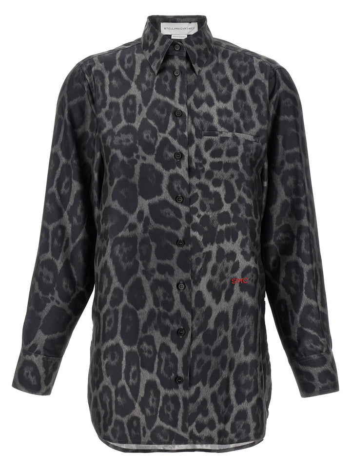 Stella Mccartney Silk Shirt Camicie - Grigio | 1a8e1e870fc1c6652842dfc29ea2209ef8cf0f9b