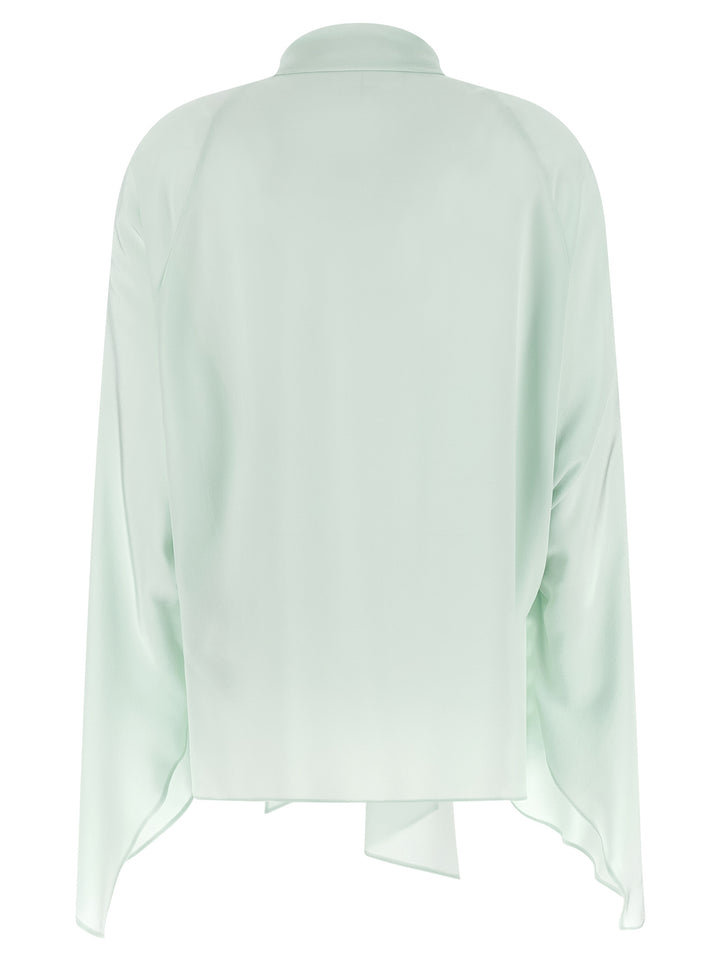 Stella Mccartney Lavallière Collar Shirt Camicie - Verde | 216441030ab1813701c9d9bd1bc3b58c47524097