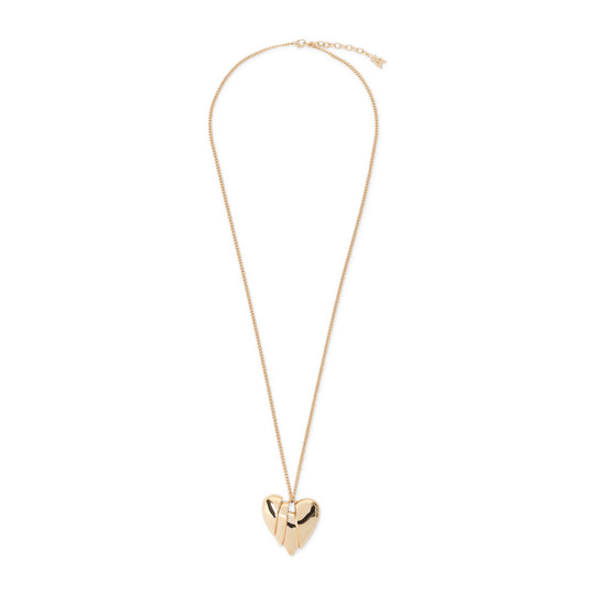 Gold Heartbreaker Brass Necklace