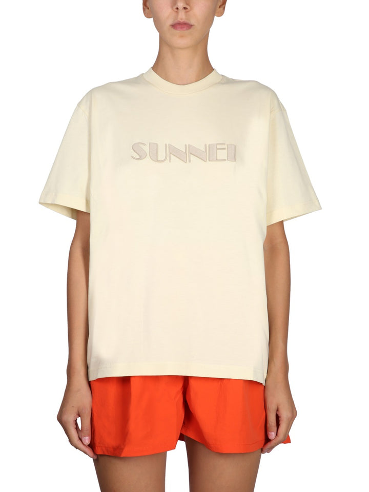 Sunnei T shirt - Beige | Wanan Luxury