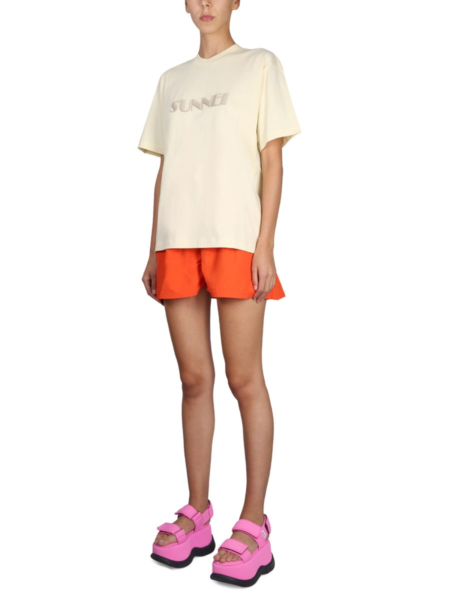 Sunnei T shirt - Beige | Wanan Luxury
