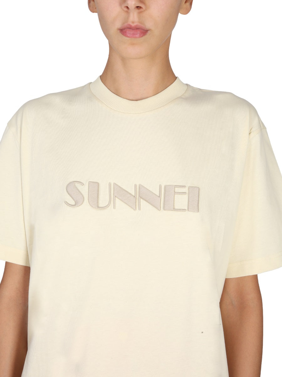 Sunnei T shirt - Beige | Wanan Luxury