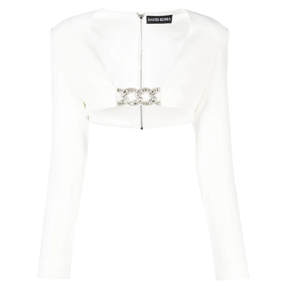 David Koma Top - Bianco | 1bbe8b96b312fb4796f9f9e29551e7d4daa298c3