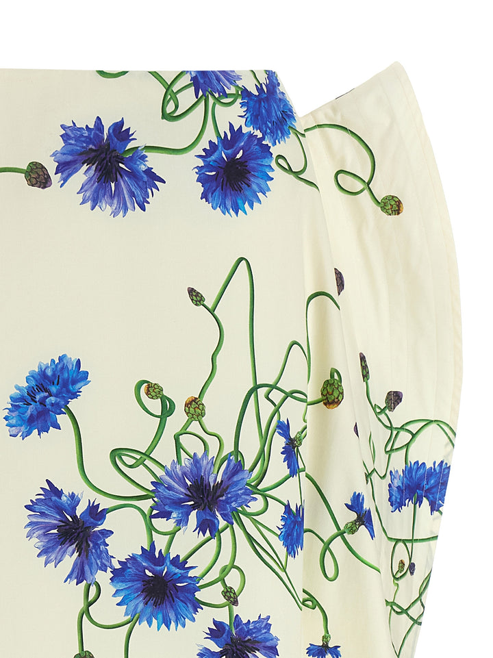 Stella Mccartney Ruffled Skirt Gonne - Blu | 1e398b7254ecf7dd143d38bf07f686cf08c88c31