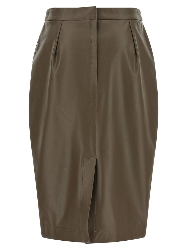 Stella Mccartney High Waist Skirt Gonne - Marrone | c3baee2c1446f97e634f8fbcf45a15f9348fdbae