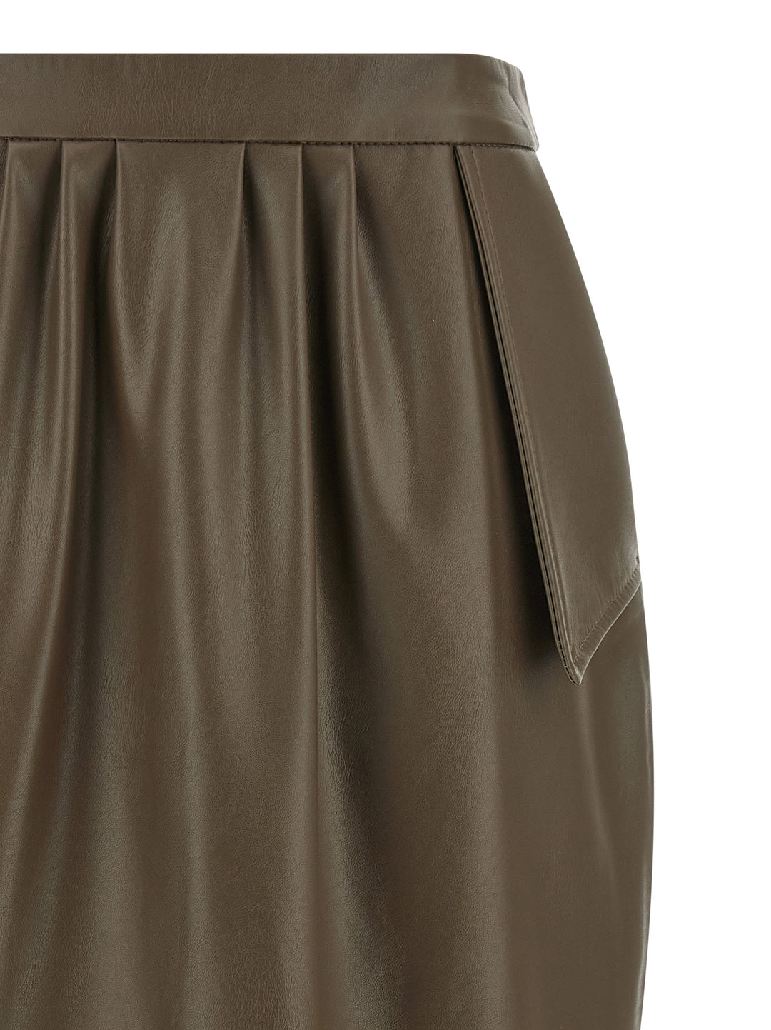 Stella Mccartney High Waist Skirt Gonne - Marrone | 43ddd5f70a957c01d6b5014f53dc2ea2486d5a28