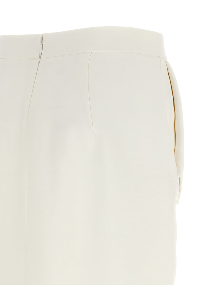 Stella Mccartney High Waist Skirt Gonne - Bianco | c93066b9582357c7b69b6fc2930501adbdbb8193