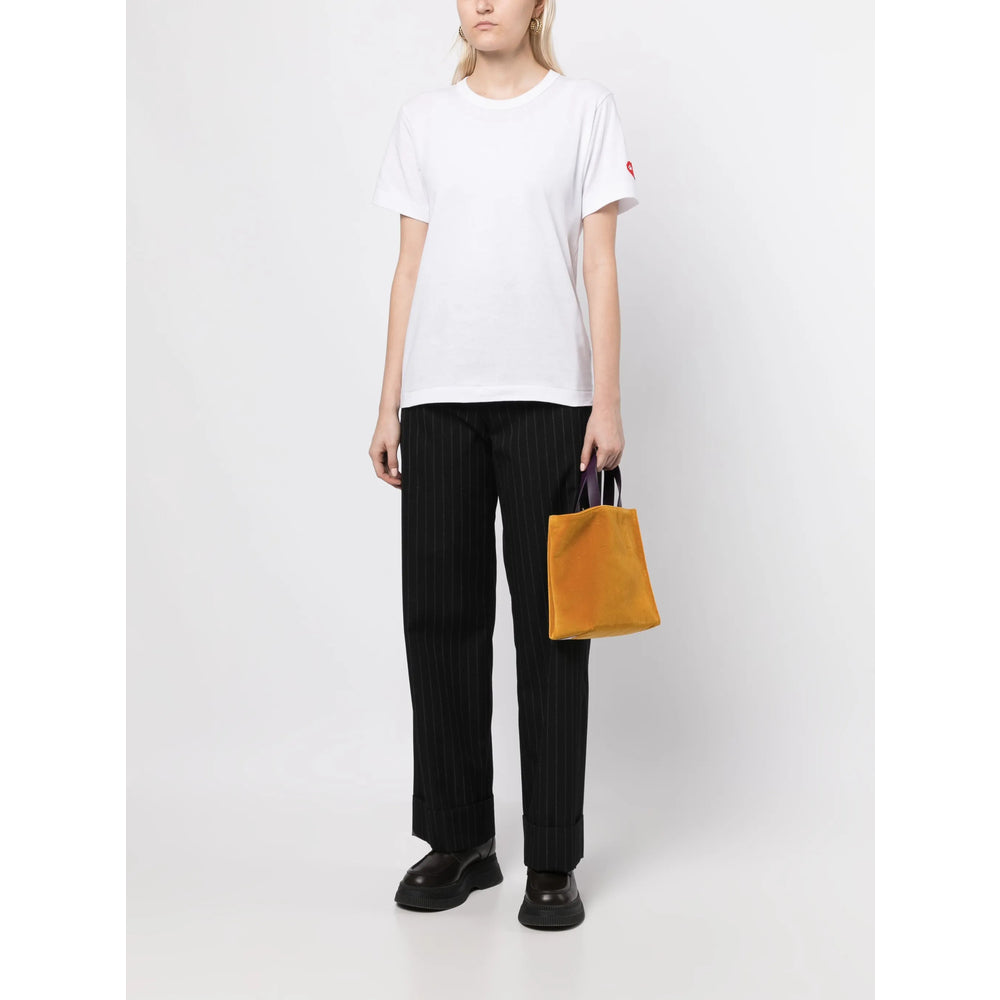 Comme Des GarÇOns Play T Shirt - Bianco | e03fa55a72f47c9b33e8146d46305faa84a55ee0