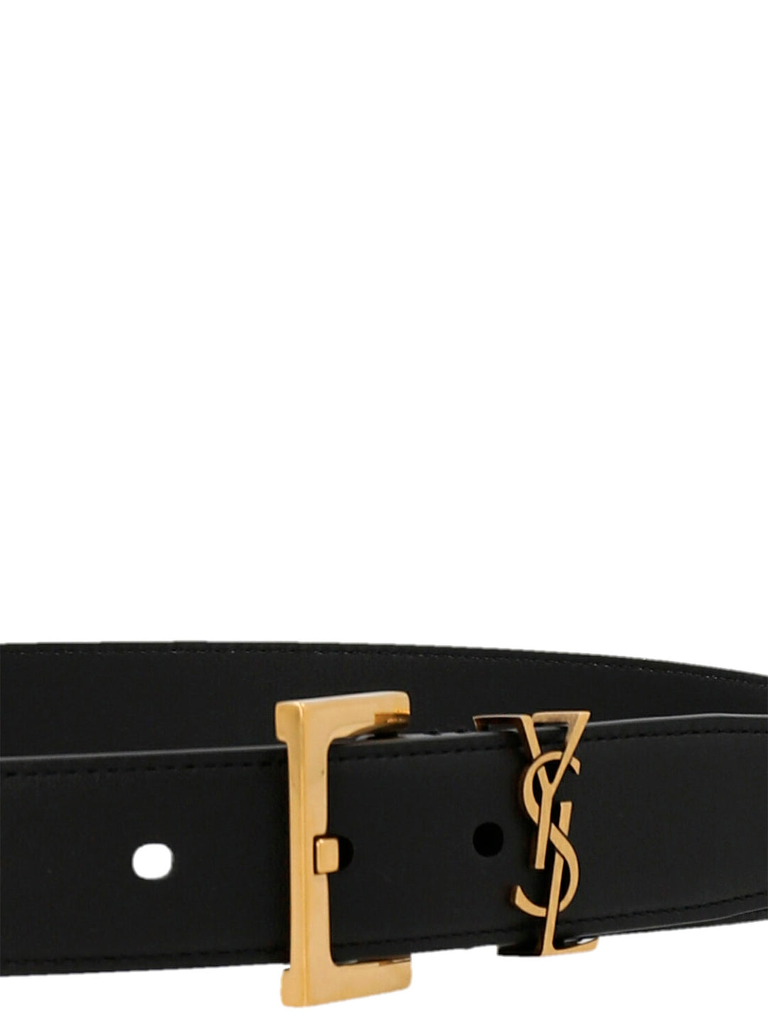 Saint Laurent Cassandre Cinture - Nero | e236346fa34ad33b504463799d55e9524dba3a74