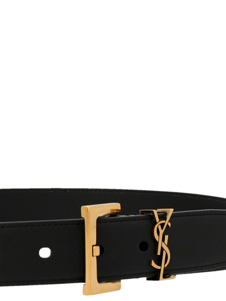 Saint Laurent Cassandre Cinture - Nero | e236346fa34ad33b504463799d55e9524dba3a74