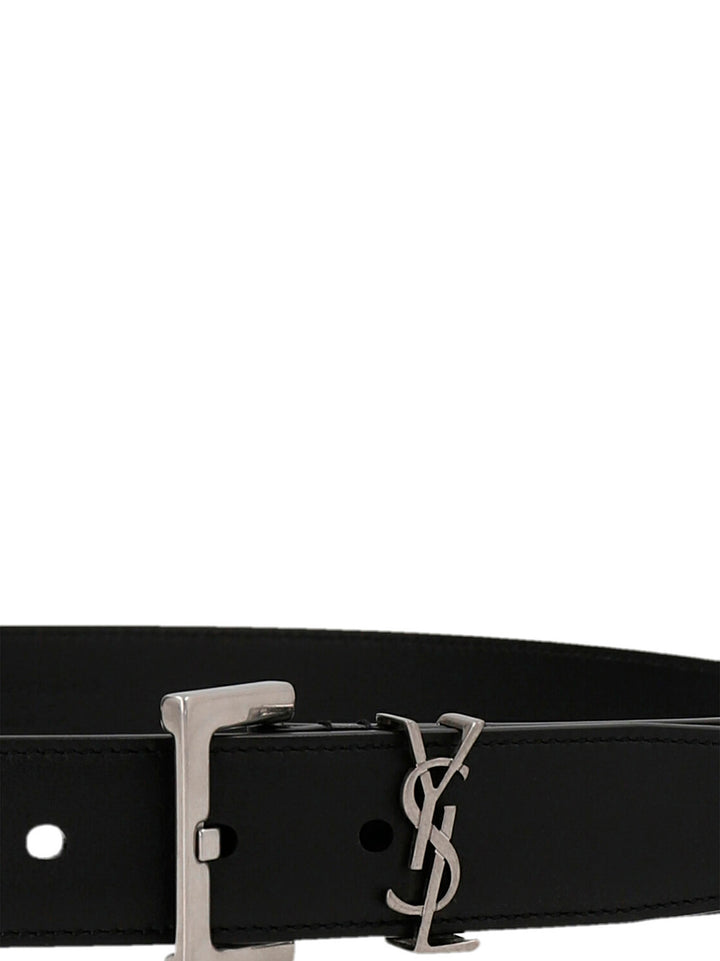 Saint Laurent Cassandre Cinture - Nero | b423b3fdc559d8ff8a5ba3c49ef18ccb901fd607