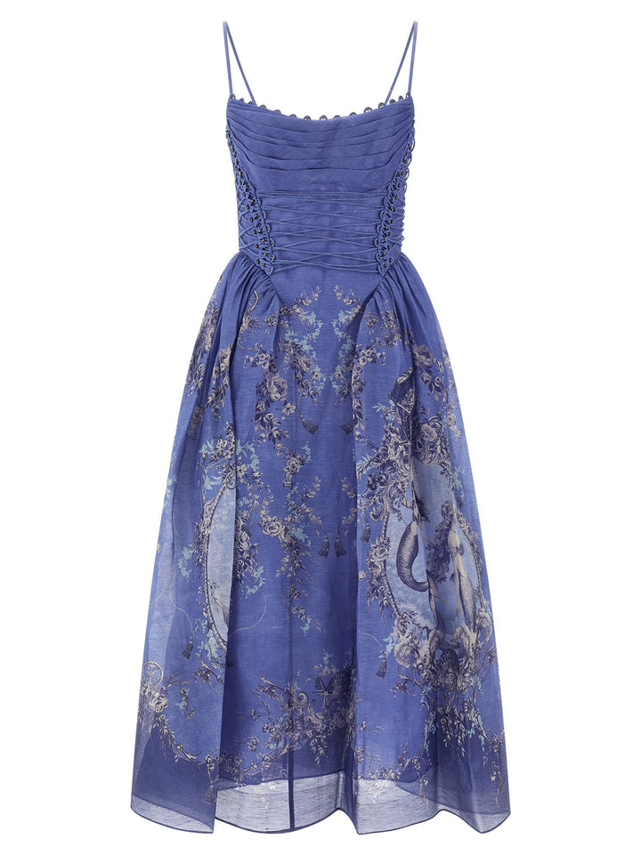 Zimmermann Rebellion Mermaid Picnic Abiti - Blu | 300054c09a6e275fe76c09295c8db936b47046ca