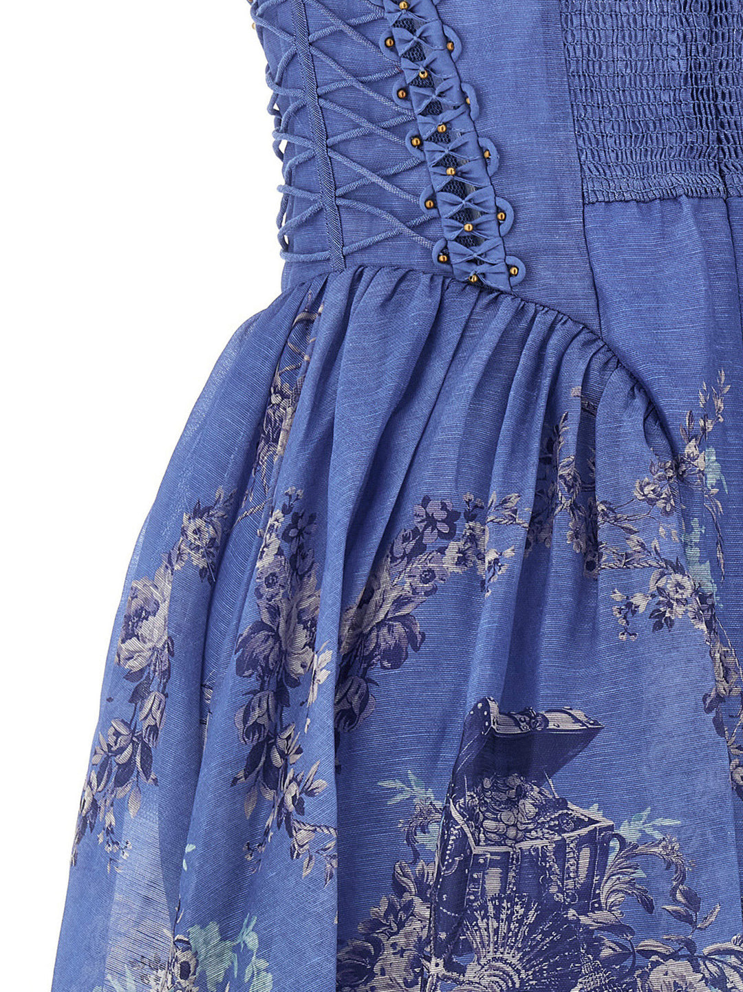 Zimmermann Rebellion Mermaid Picnic Abiti - Blu | 367588476c83d14be1740ffeed8fac654a8d8f46