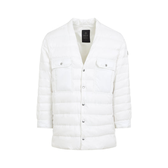 Milk White Mu02d2f01outershirt Jacket